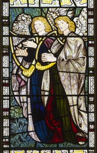 Hudební andělé, 1865 od Edward Burne Jones