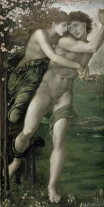 Phyllis a Demophoon, 1870 od Edward Burne Jones