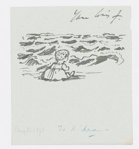 Seaside, Dopis umělcově vnučce Angele Thirkell, 31. srpna od Edward Burne Jones