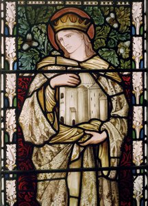 Solomon and the Temple, 1876 (vitráže) od Edward Burne Jones