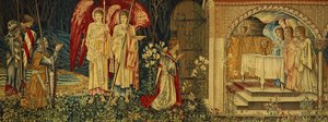 Dosažení svatého grálu od sira Galahada, sira Borse a sira Percivala, od Edward Burne Jones
