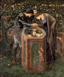The Baleful Head, ilustrace od Williama Morrise 