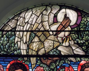 Pelikán ve své zbožnosti od Edward Coley Burne Jones