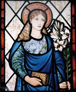 Panna Maria, 1882 (vitráže) od Edward Burne Jones