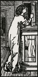 Psyche Pohled do skříně, 1866 od Edward Coley after Burne Jones