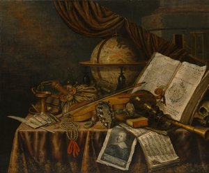 Zátiší Vanitas, 1662.