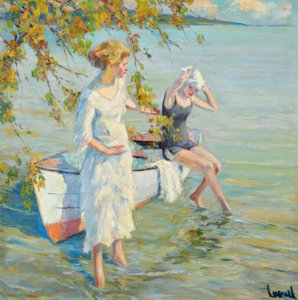 "Na koupališti" od Edward Cucuel
