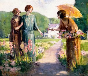 Sbírání květin od Edward Cucuel