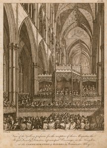Vzpomínka na Händel, Westminster Abbey, Londýn od Edward Dayes