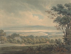 Setkání řek Severn a Wye poblíž Chepstow od Edward Dayes