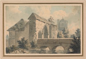 Abbey Waltham, Essex od Edward Dayes