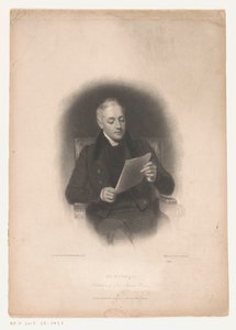 Portrét Johna Murraye Mr. Murray, vydavatel díla Lorda Byrona (název na předmětu) od Edward Finden