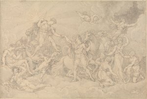 Apollo a Phaeton od Edward Francis Burney