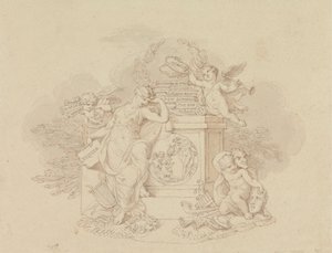 Návrhy ilustrací k Mozartovým operám od Edward Francis Burney