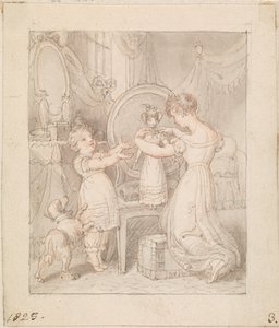 Ilustrace pro- The New Doll: Untitled od Edward Francis Burney