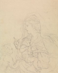 Madonna a dítě od Edward Francis Burney