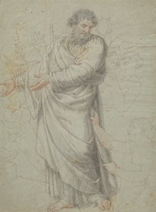 Studie postavy St. Paul od Edward Francis Burney