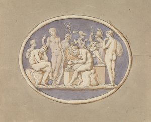 Vulcan a bohové a bohyně od Edward Francis Burney