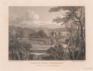Bolton Abbey, Wharfdale od Edward Francis Finden