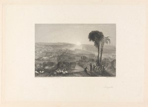 Nazaret od Edward Francis Finden