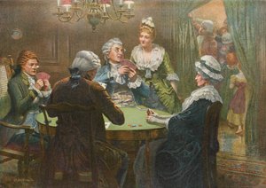 Vánoční whist party - se sezónními kolovými hrami pro mladší generace od Edward Frederick Brewtnall