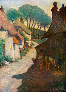Thurlestone Village, Jižní Devon, 1924-1926 od Edward Frederick Ertz