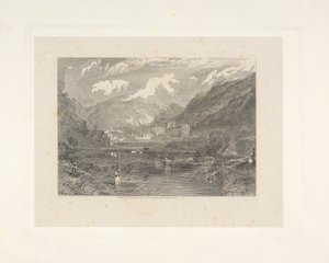 Opatství Rievaulx, Yorkshire od Edward Goodall