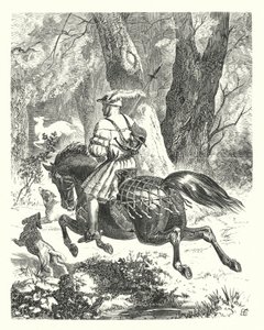 Stará balada přepsaná (rytina) od Edward Henry (after) Corbould