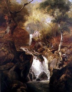 Vodopád lesem od Edward Henry Holder