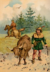 Hans a jeho kráva, 1901