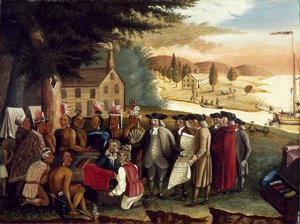 Pennova smlouva s Indiány od Edward Hicks