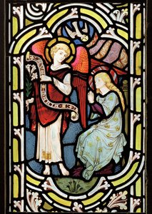 The Annunciation, c.1878 (vitráže)