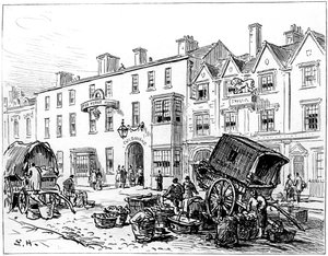 The Red House Hotel, Stratford-upon-Avon, Warwickshire, 1885. od Edward Hull