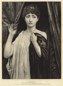 Cressida (rytina) od Edward John (after) Poynter