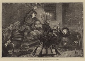 Vánoční strom vojáků, tady je „znovu domů“ od Edward John Gregory