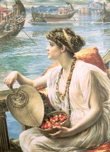 Závod římských lodí od Edward John Poynter