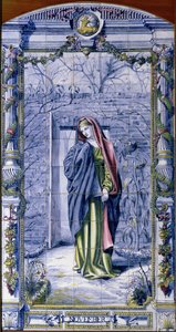 listopadu, ze série dlaždicových panelů pro holandskou kuchyni, 1867-8 od Edward John Poynter