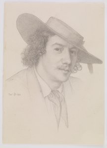Portrét Whistlera, 1858. od Edward John Poynter