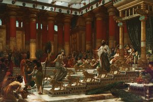 Návštěva královny ze Sáby u krále Šalamouna, 1890 od Edward John Poynter