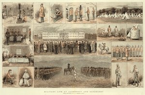 Vojenský život v Aldershot a Sandhurst od Edward Killingworth Johnson