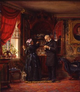 Milovník staré Číny, 1880 (olej na akademické desce) od Edward Lamson Henry