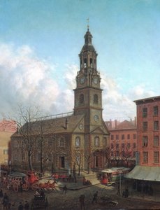 North Dutch Church, Fulton and William Streets, New York, 1869.