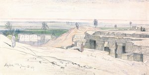 Abydos, 13:00, 12. ledna 1867 (134) od Edward Lear