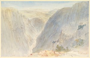 Agia Paraskevi, Epirus, Řecko od Edward Lear