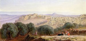 Betlém, cca 1870 od Edward Lear