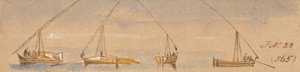 Lodě (dahabeahy); 28. února [1867] (565) od Edward Lear