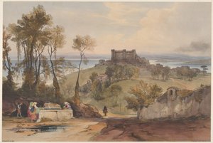 Bracciano Pohledy na Řím a jeho okolí, deska 2, 1841. od Edward Lear