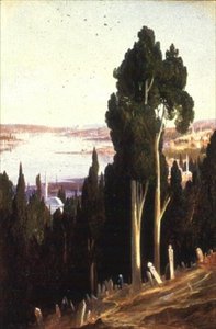 Konstantinopol z Egypta od Edward Lear