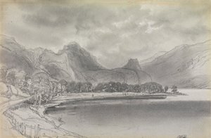 Derwentwater od Edward Lear