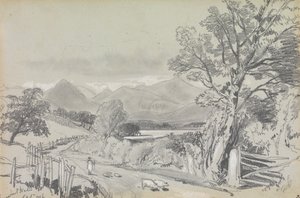 Derwentwater, září 1836 od Edward Lear